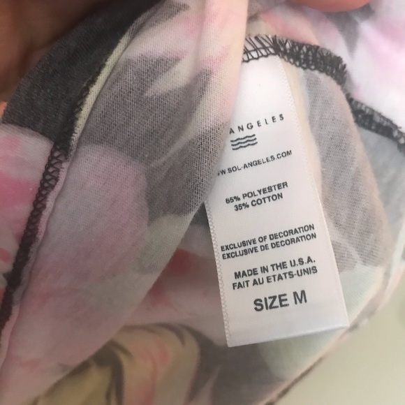 Sol Ángeles Vintage Tropical Tee, Medium - Picture 4 of 4